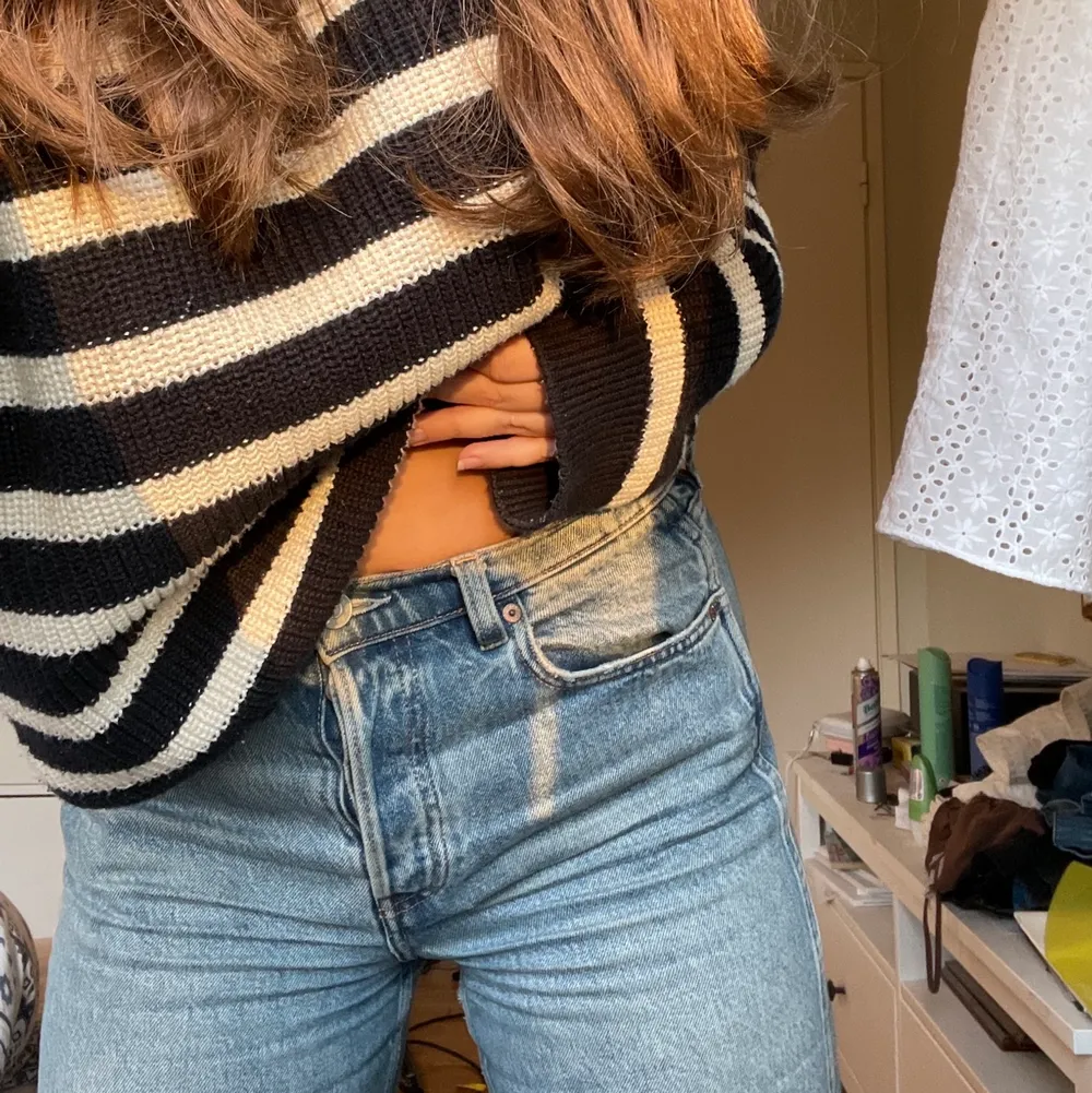 Raka jeans från stories, som nya💌 Midjemått 77. Jeans & Byxor.