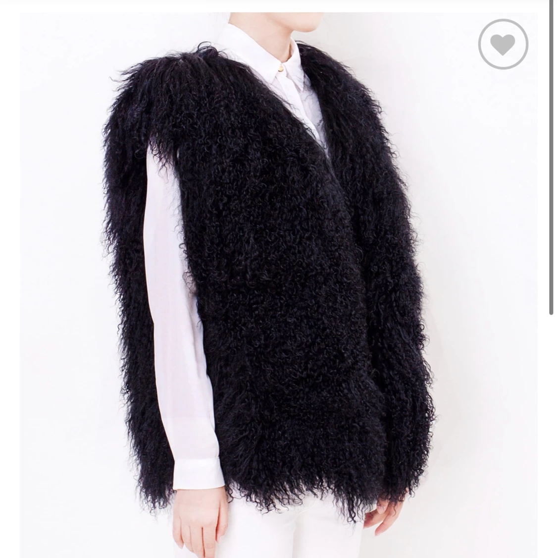 Pellobello mongolian fur vest