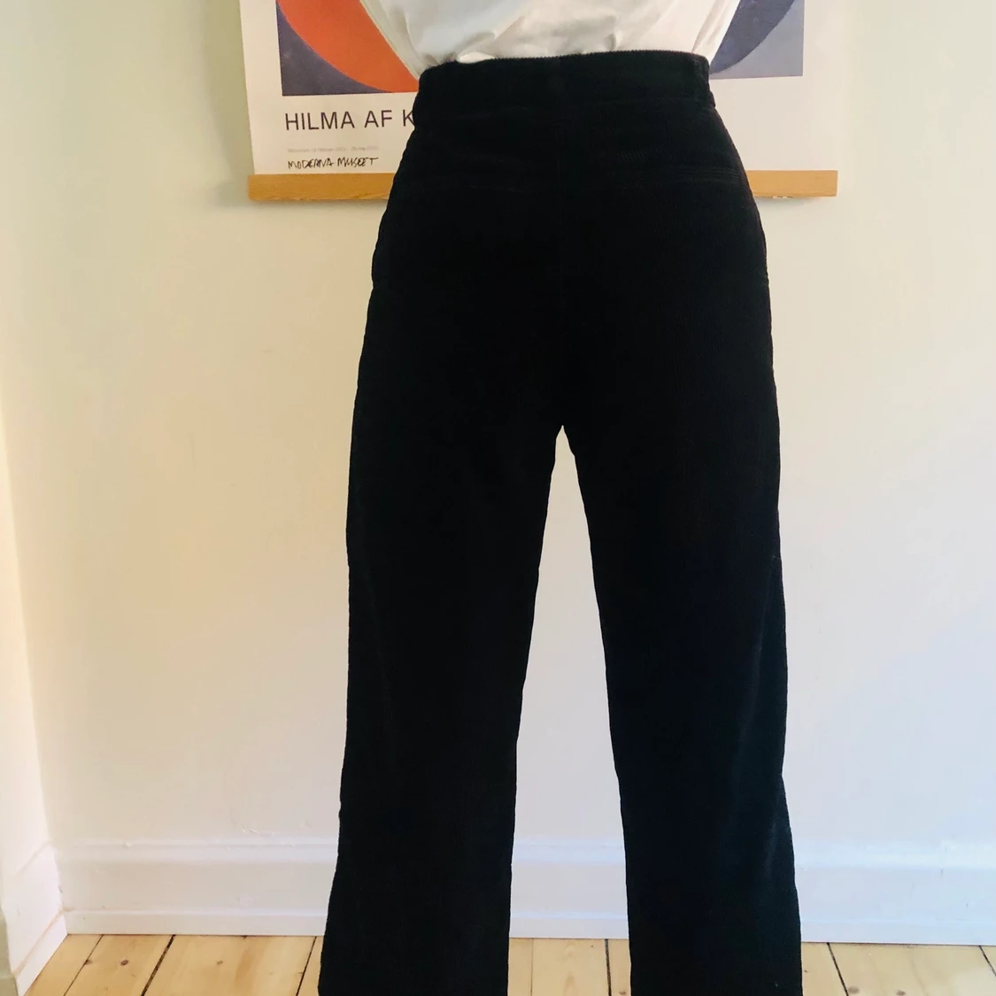 Svarta manchesterbyxor Uniqlo strl 34-36