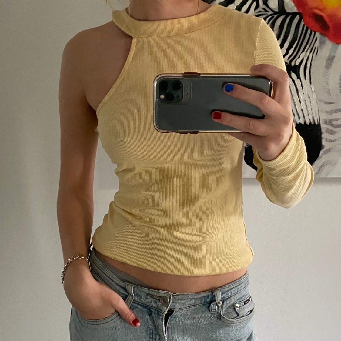 Gul fin tröja  - 91