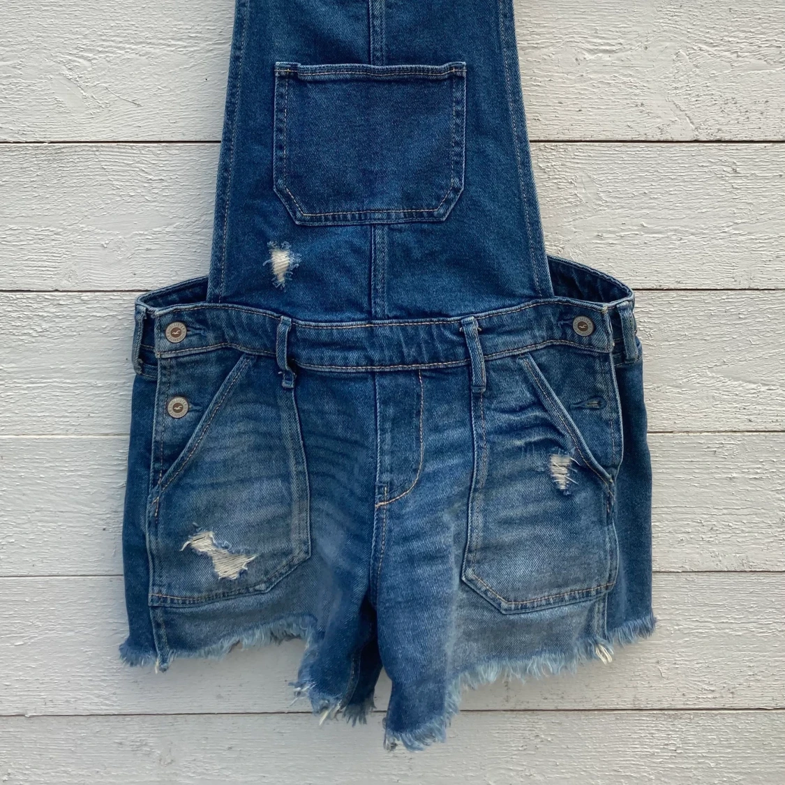 Slitna snickar-shorts - 90