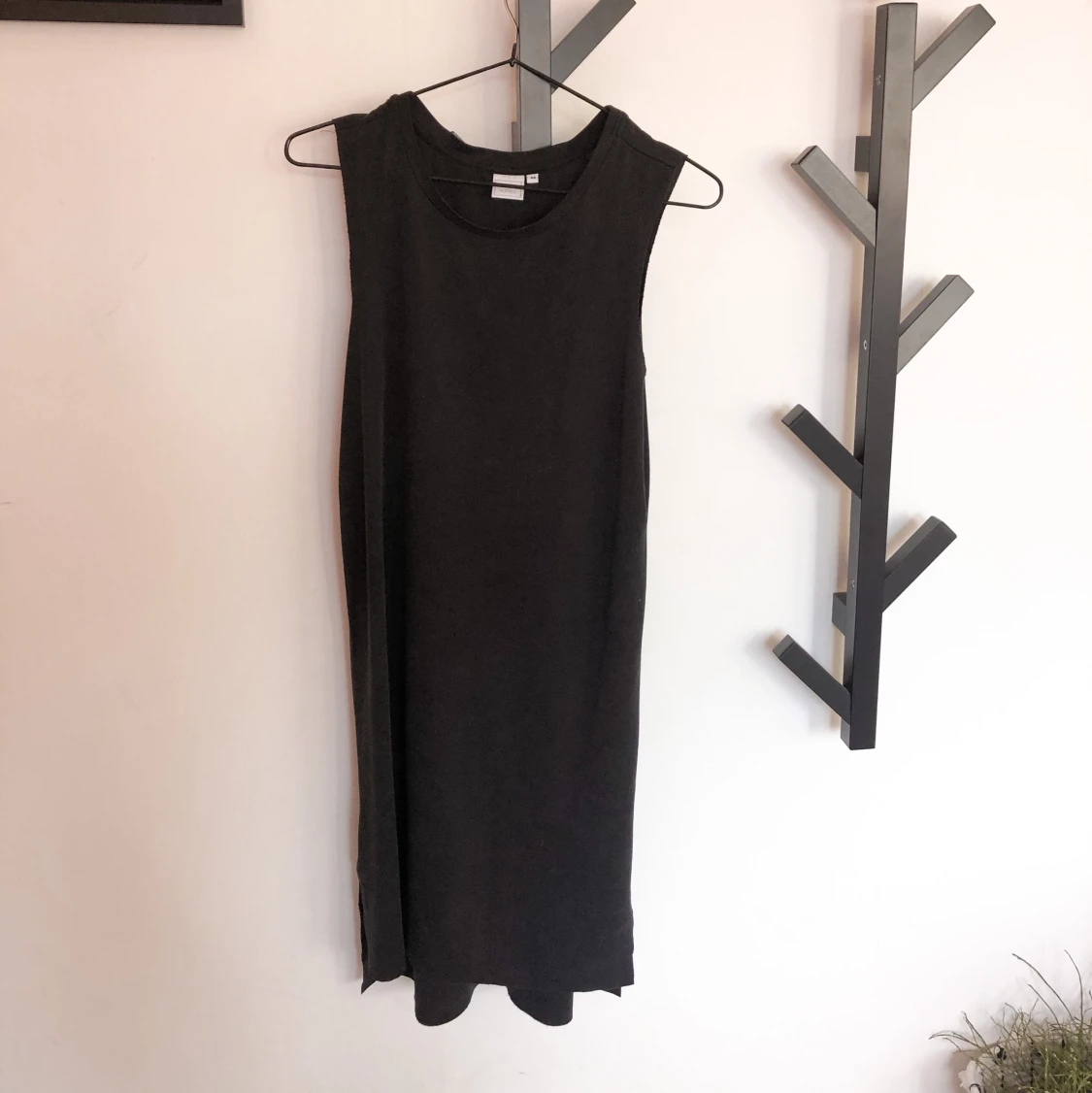 Svart mjuk klänning, xs