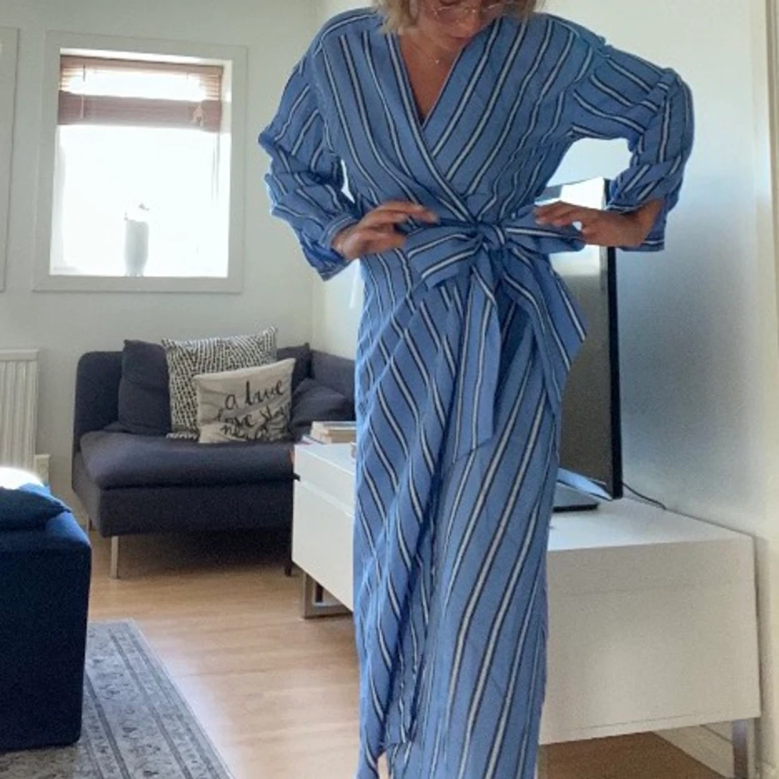 Randig klänning  - 90