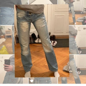 Lågmidjade jeans - Snyggaste lågmidjade jeansen i storlek S❤️ frakt tillkommer, vet ej vart de kommer ifrån