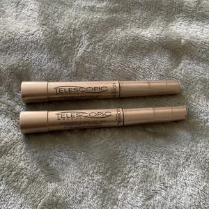 Två helt nya telescopic mascaror - Säljer nu två helt nya telescopic mascaror! 130kr styck eller 240kr för båda🦋 kolla gärna in mina andra annonser och det är bara att kontakta mig vid frågor🥰 fraktalternativ diskuteras vid köp :)
