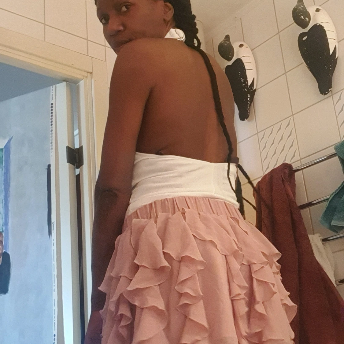 Open rygg Summer top - 90