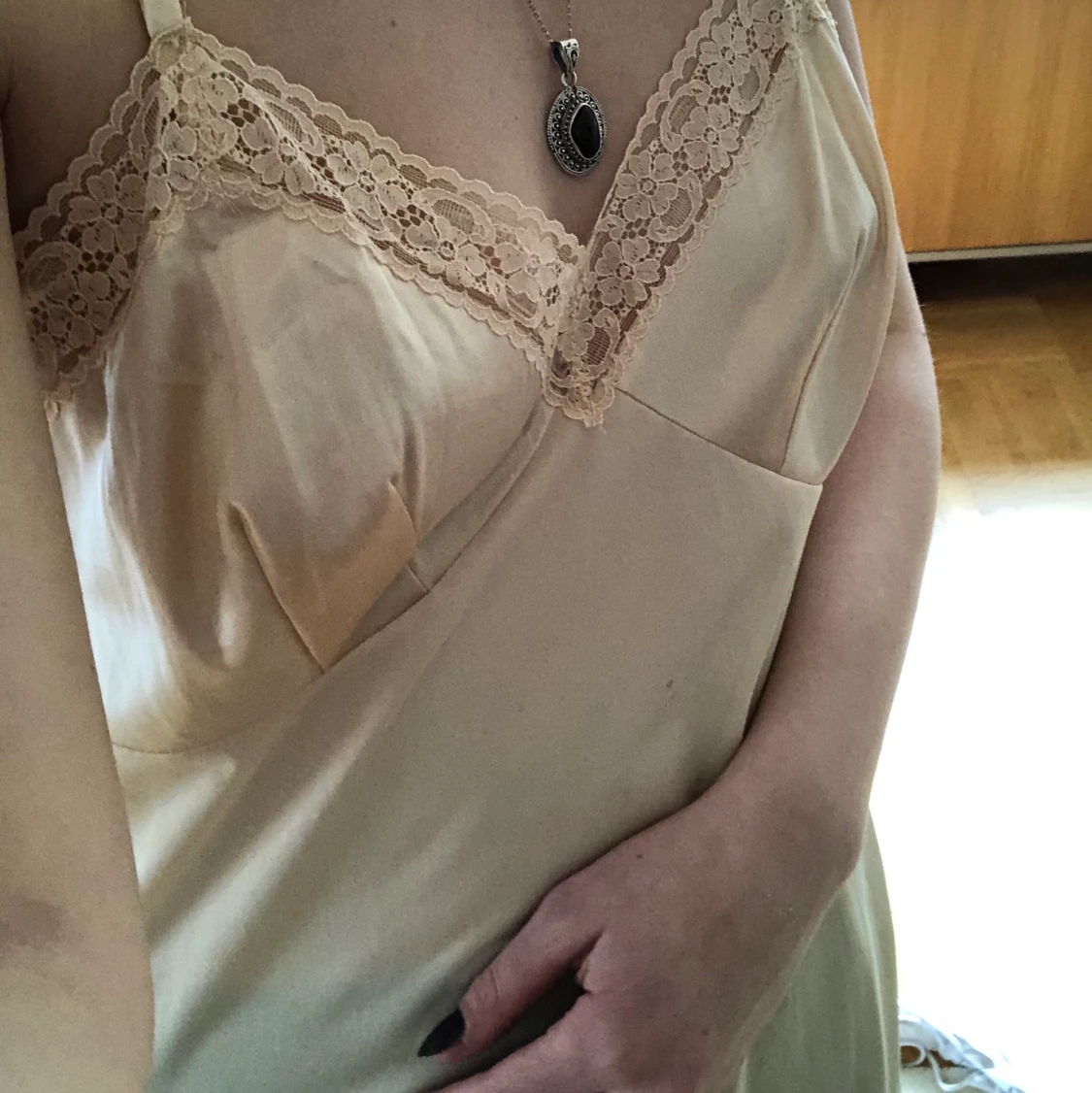 Ljusrosa klänning - 90