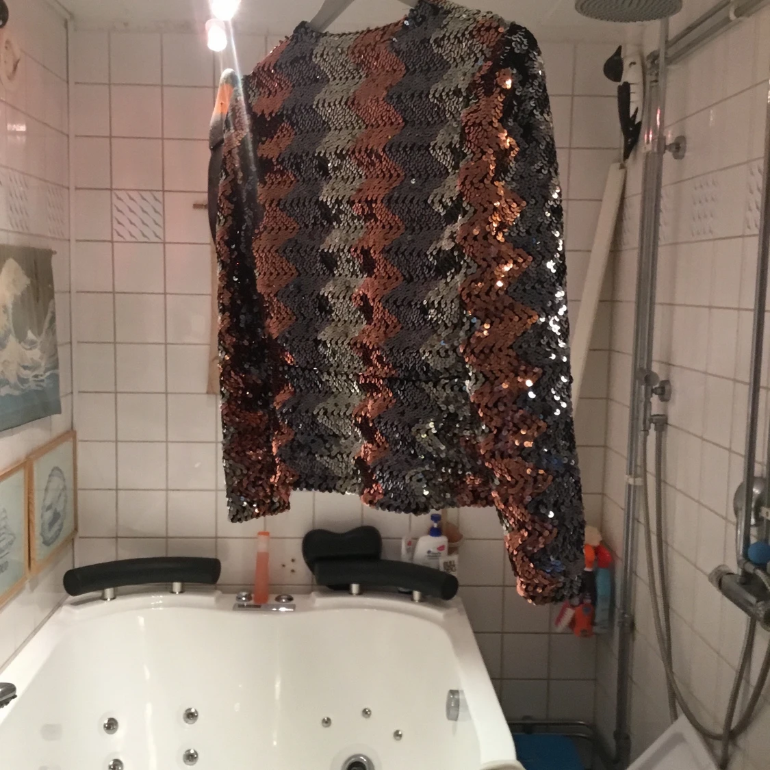 Gold, siliva och diamond fest jacket  - 91