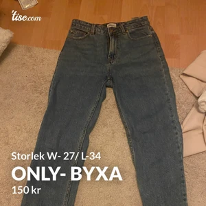 ONLY, jeansbyxor - Blå jeansbyxor