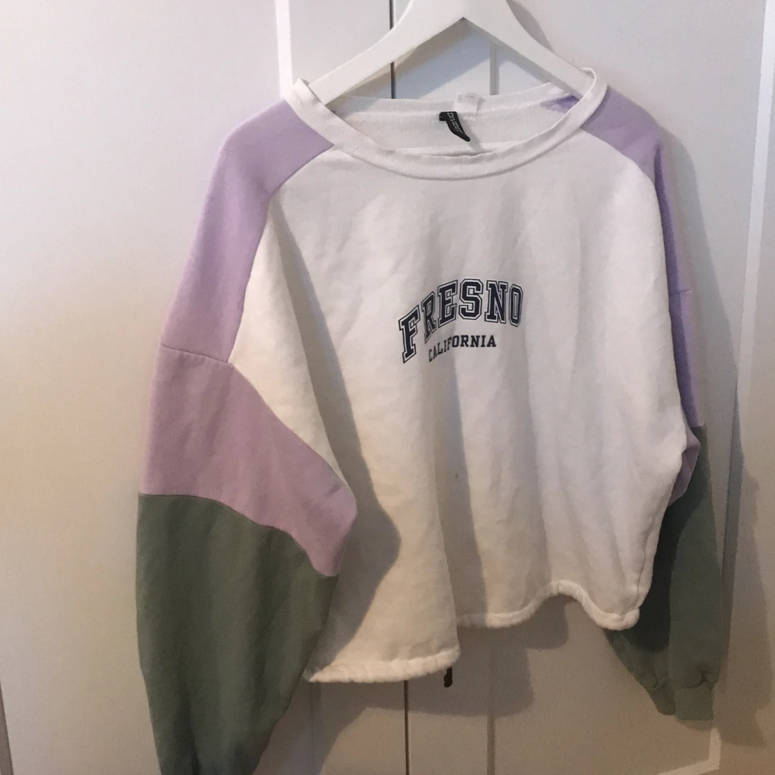 Skön enkel oversized sweatshirt, storlek L. Från H&M