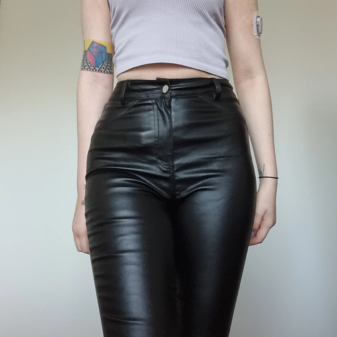 Skinn byxor - 90