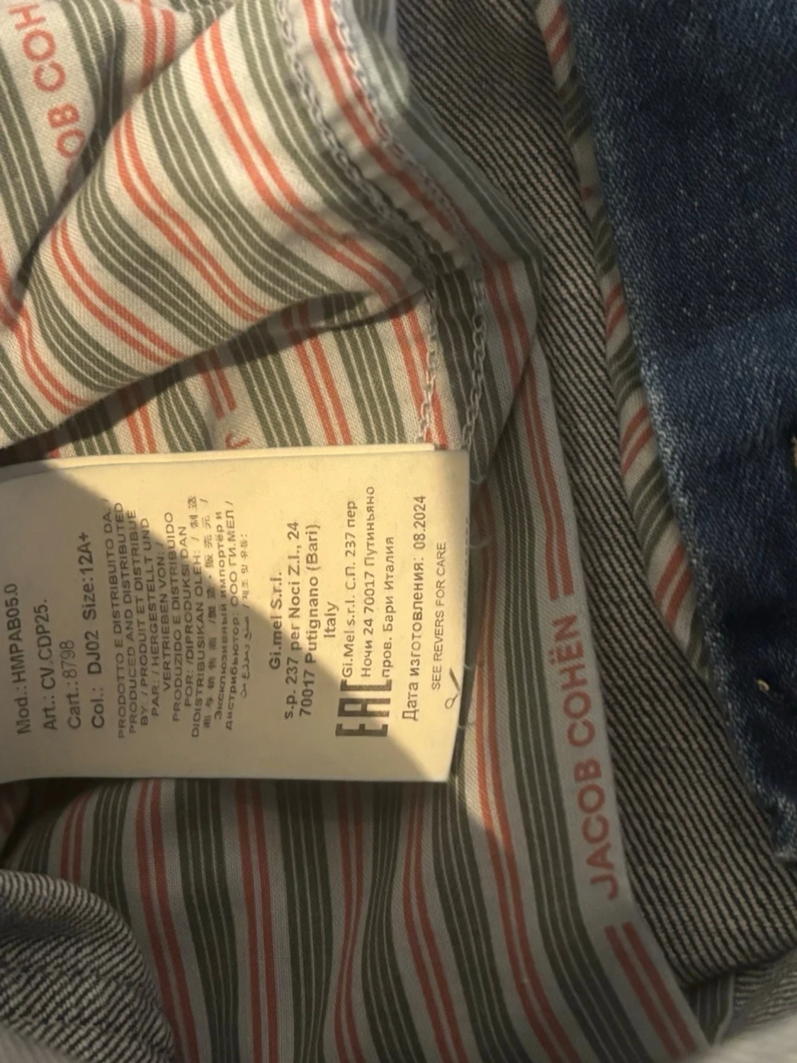 Blå slim fit jeans från Jacob Cohen - 4