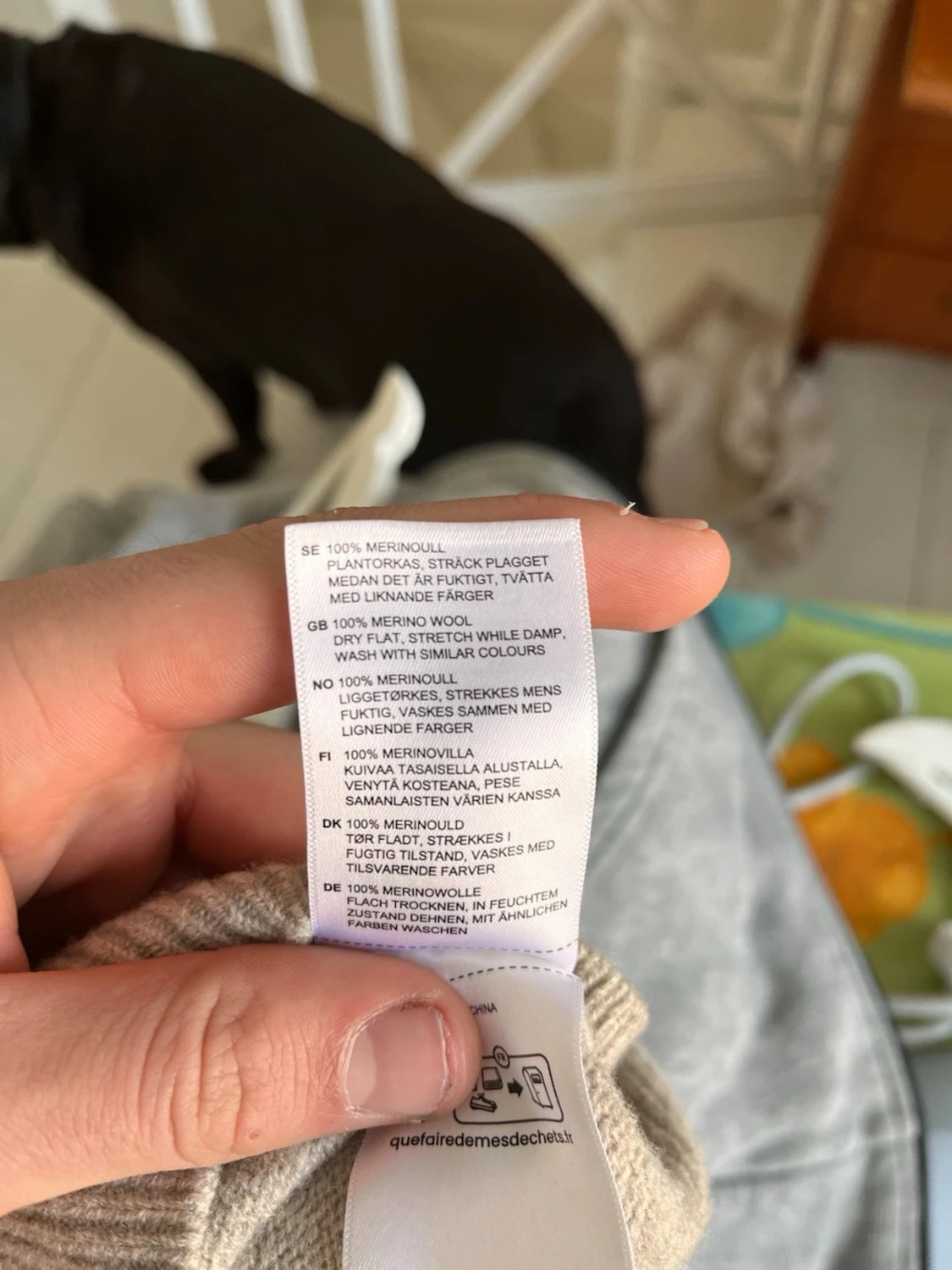 Morris tröja tjock merino wool 100%  - 4