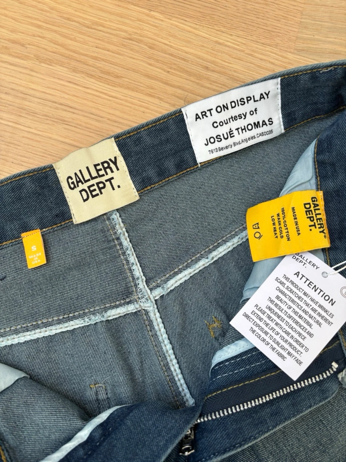 Blå jeans med tryck från Gallery dept - 2
