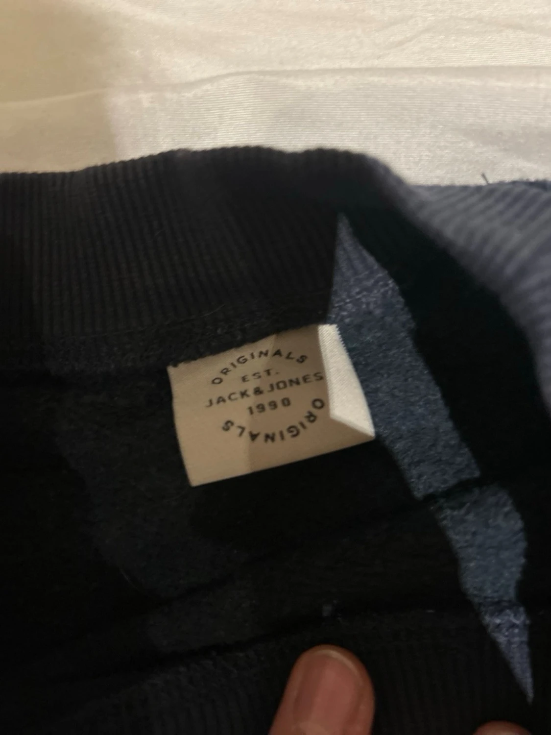 Mörkblå sweatshirt Jack & Jones - 1