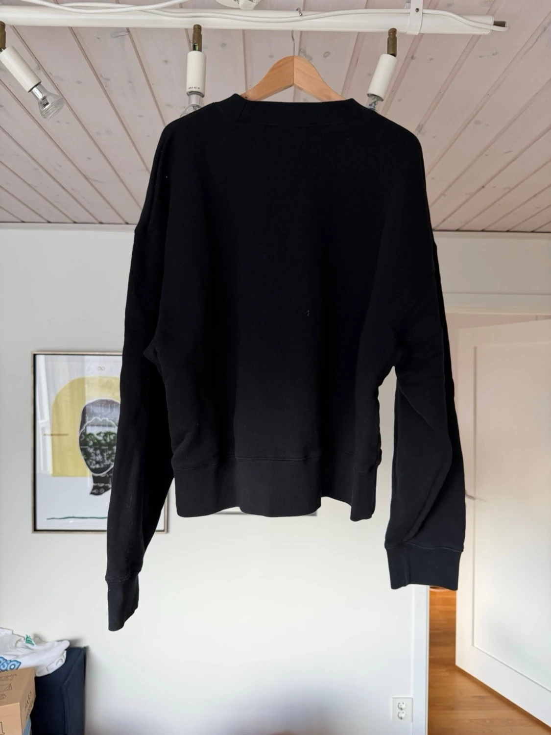 Svart sweatshirt från Palm Angels - 1