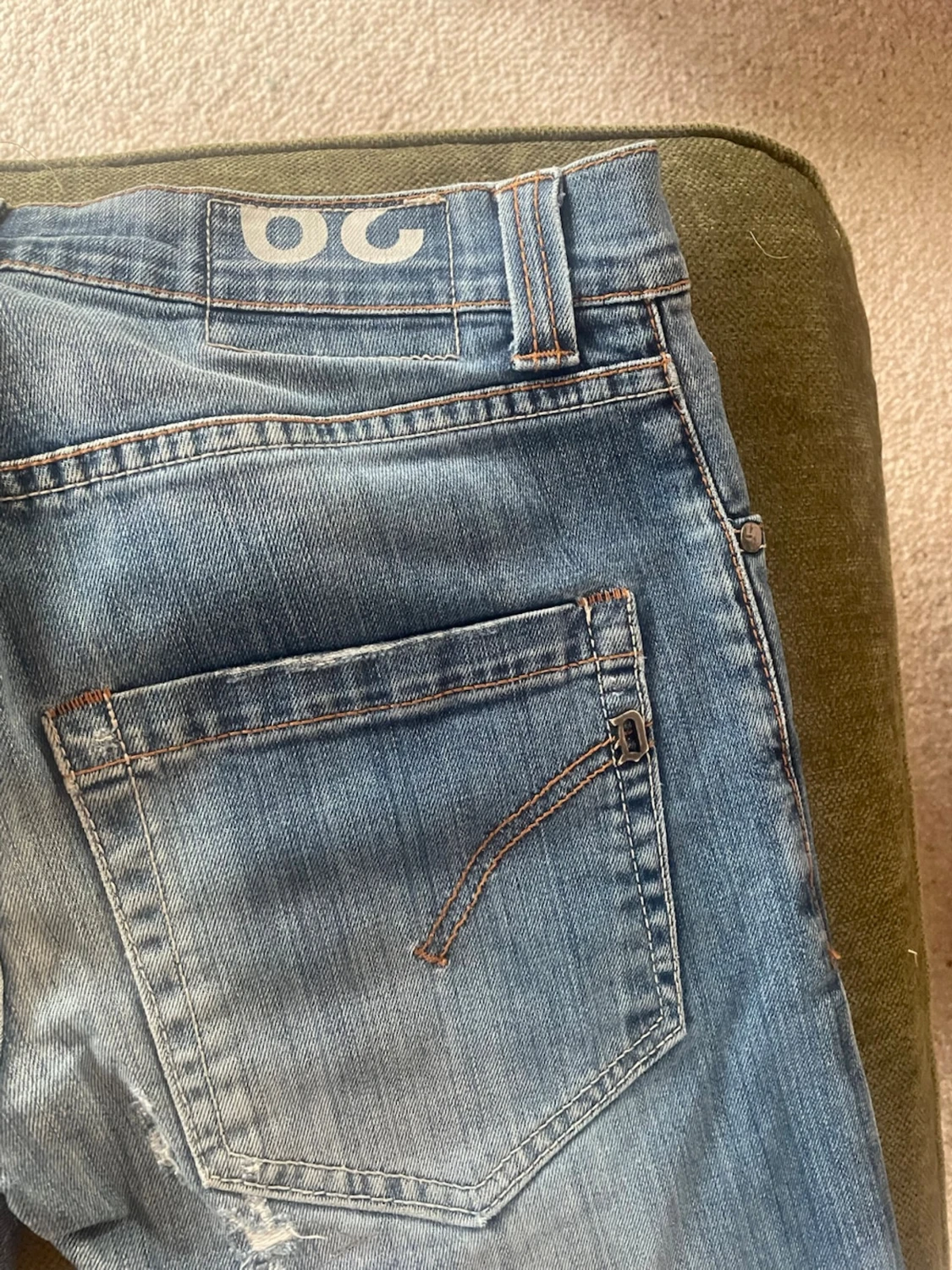 Blå jeans från Dondup , storlek 29 - 2