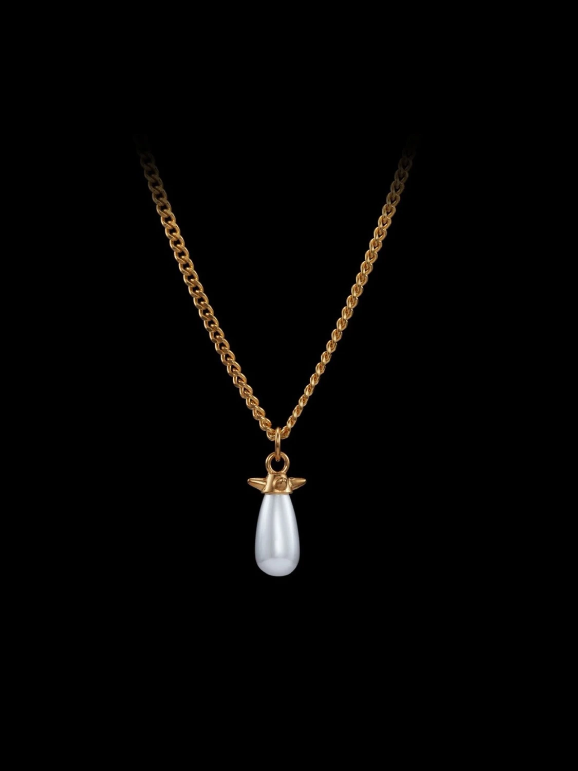 Maria Nilsdotter PEARL TEAR NECKLACE