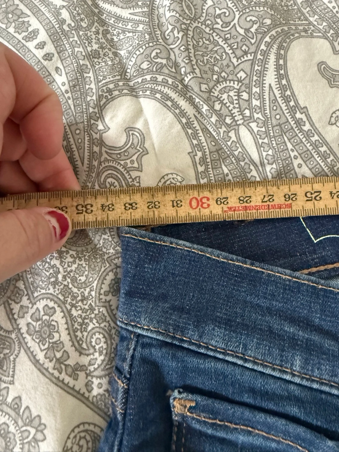 Blå super skinny jeans från Levis - 5