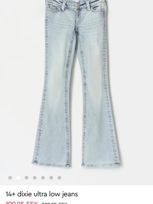 Ljusblå slutsålda jeans från gina 14+ - Helt slutsålda på nätet och i butik! St XXS! Använda men bra skick ändå! 