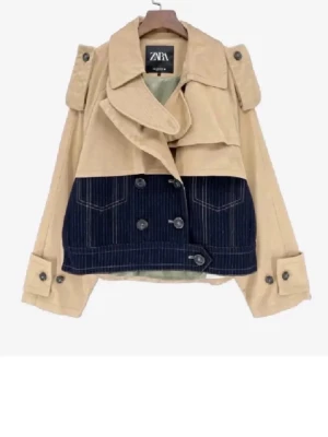 SÖKER denna blå trenchcoat från ZARA - Söker denna trenchcoat med jeans detaljer från Zara i storlek 38! Hör jättegärna av er om ni har! 