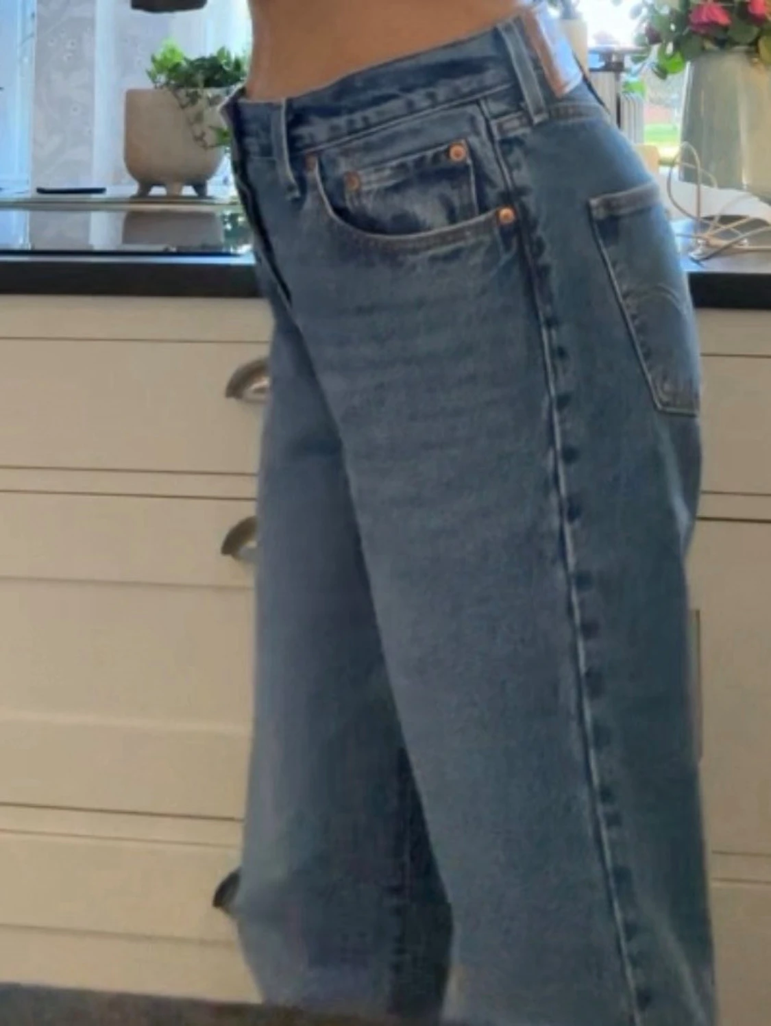 Blå baggy jeans från Levi's - 1