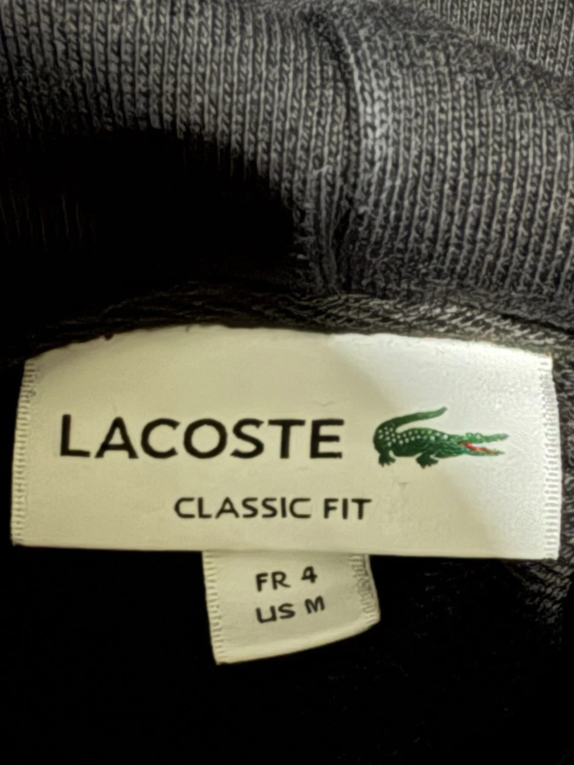Svart hoodie från Lacoste - 2