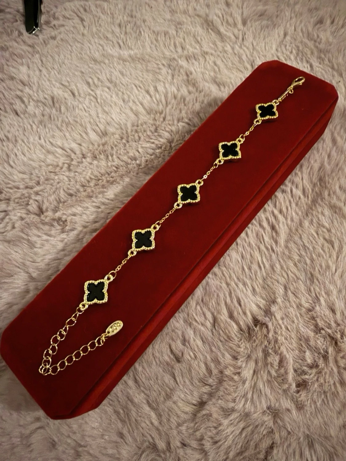 Guld Armband Klöver