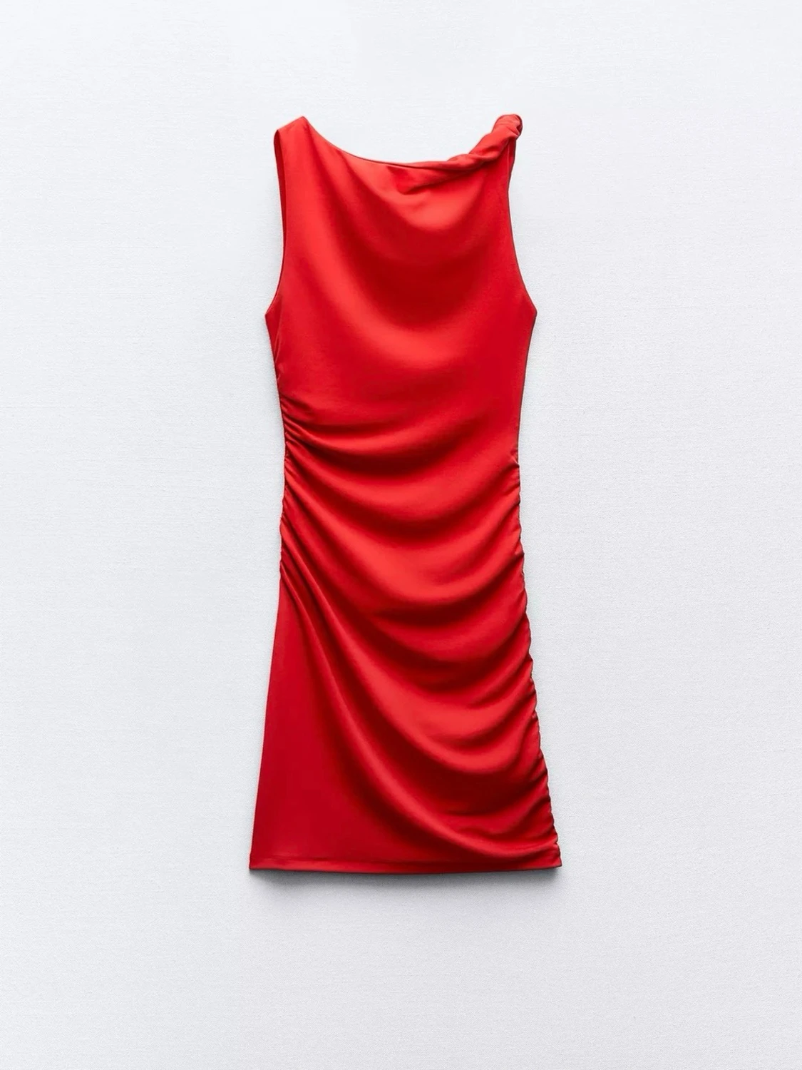 Röd  kort klänning Zara - 1