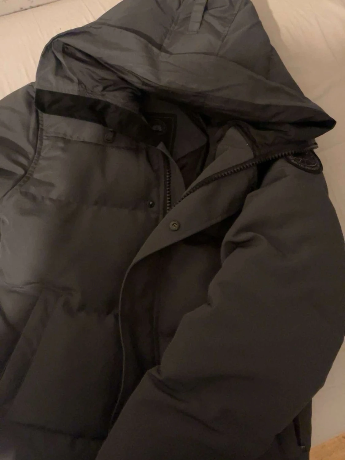 Grå canada goose macmillan jacka 