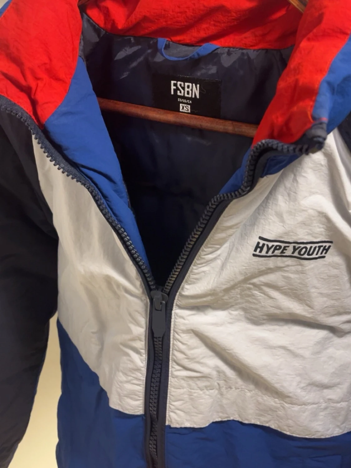 FSBN Hype Youth pufferjacka blå/vit - 2