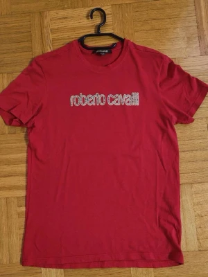 Roberto Cavalli T-shirt - Elegant T-shirt från varumärket Roberto Cavalli   för män. T-shirten är i mycket bra skick och i storlek M. Perfekt om du vill sticka ut. Hör av er vid intresse eller frågor. PRIS KAN DISKUTERAS!
