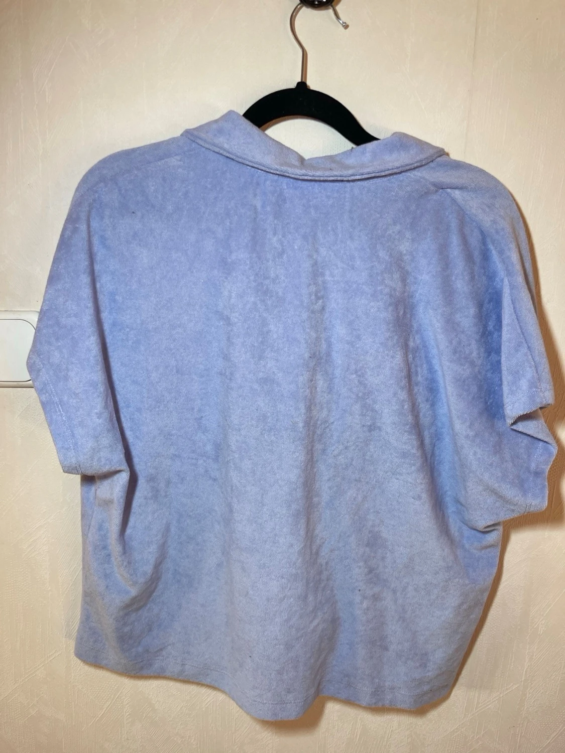 Ljusblå kortärmad skjorta från mango - 4