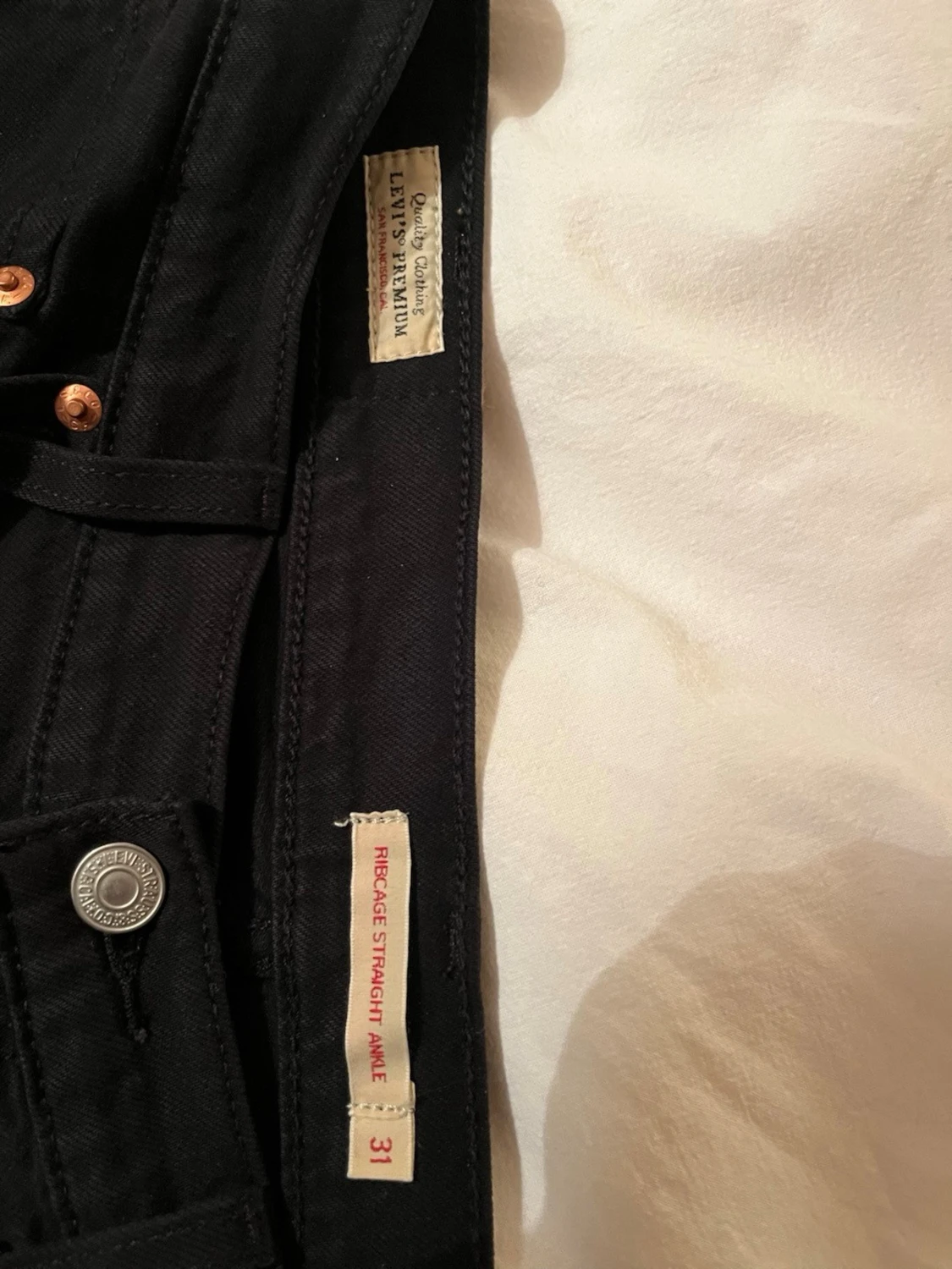 Svarta raka jeans från Levi's - 3