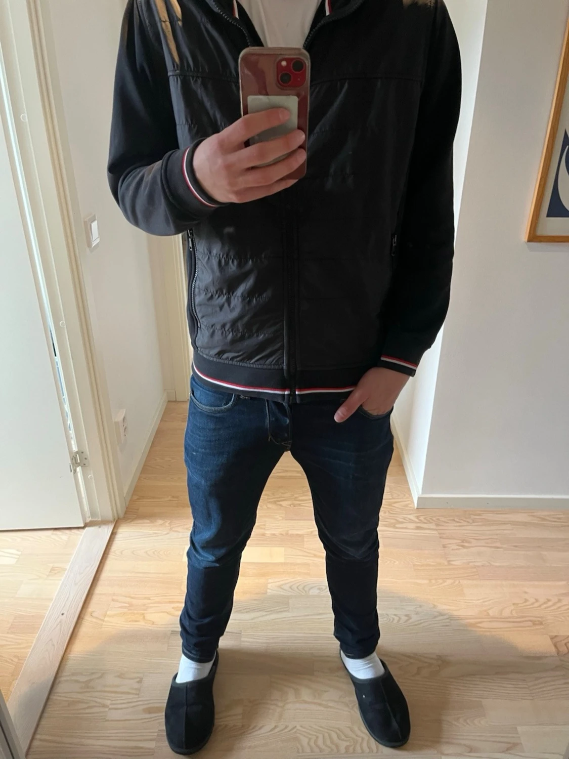 Svart moncler cardigan  - 4