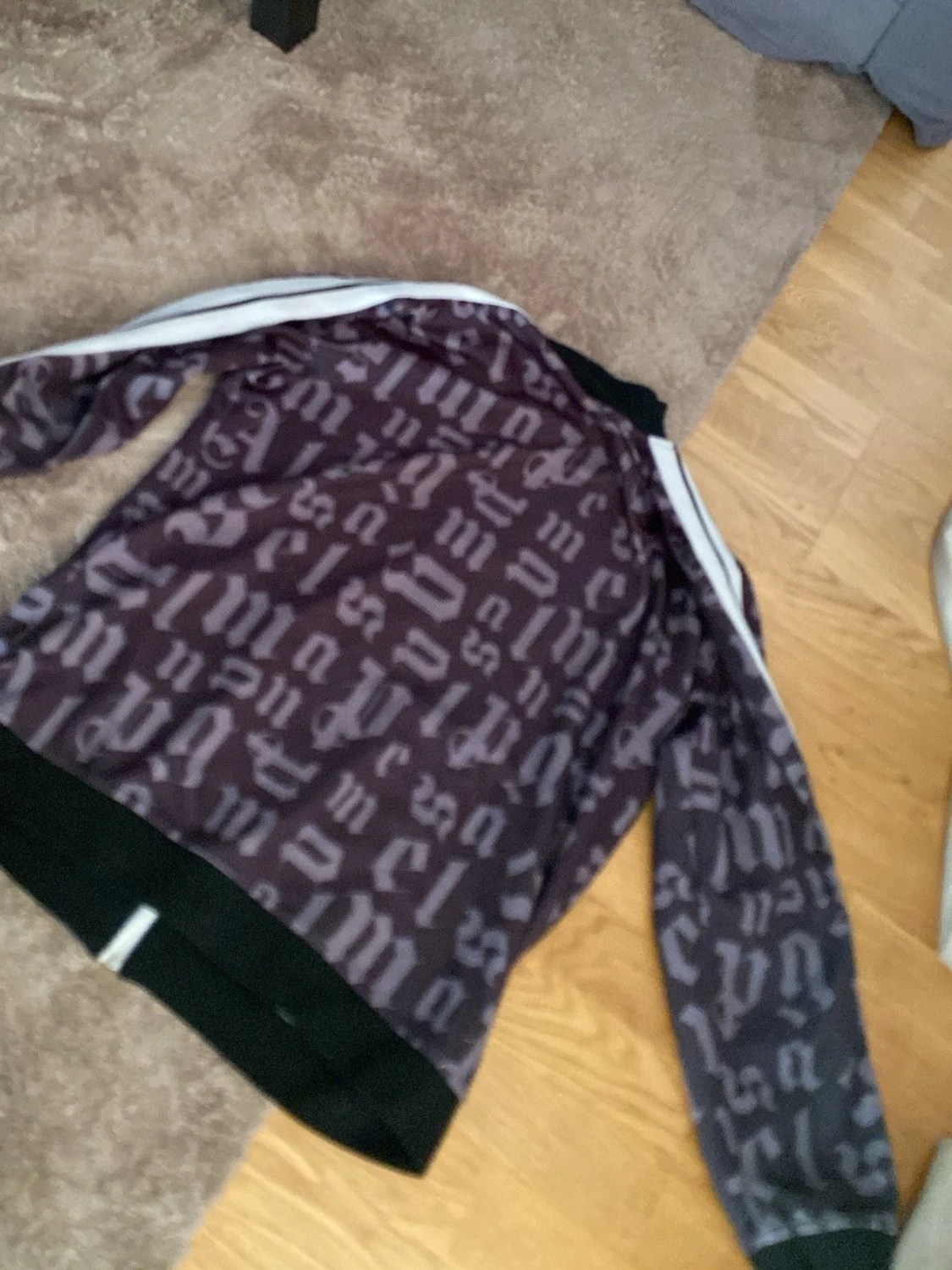 Palm Angels svart zip-tröja - 1