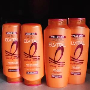 L'Oréal Elvital Dream Length XL  - L'Oréal Elvital Dream Length XL: Shampoo 2 x 500ml, Balsam 2 x 400ml. Nya och oöppnade. Priset är för 4 produkter 