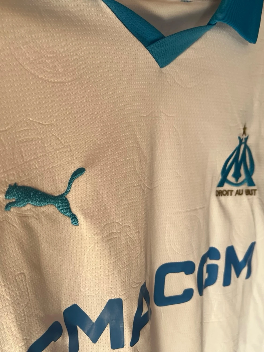 Marseille matchtröja Puma vit/blå - 1
