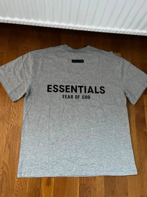 Essentials T-shirt Grå, M - Säljer denna t-shirt i storlek M, men skulle säga att den är stor i storleken och passar perfekt även för en L! 