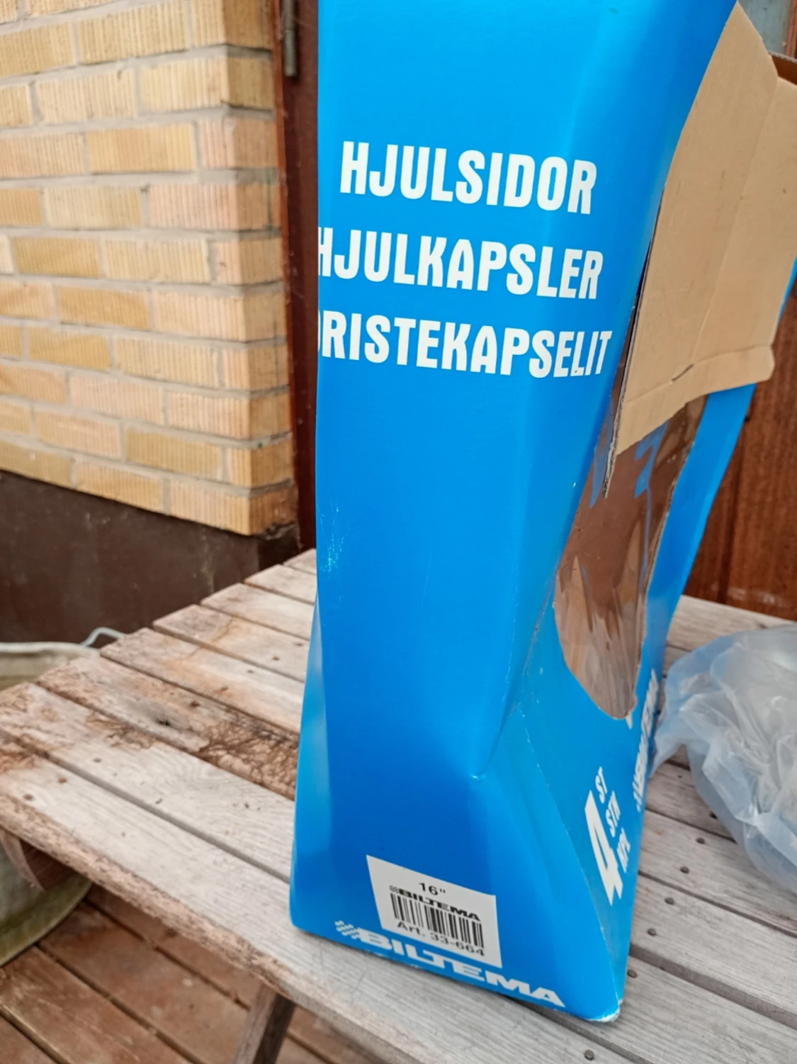 Snygg silverfärgad navkapsel 1 styck - 3