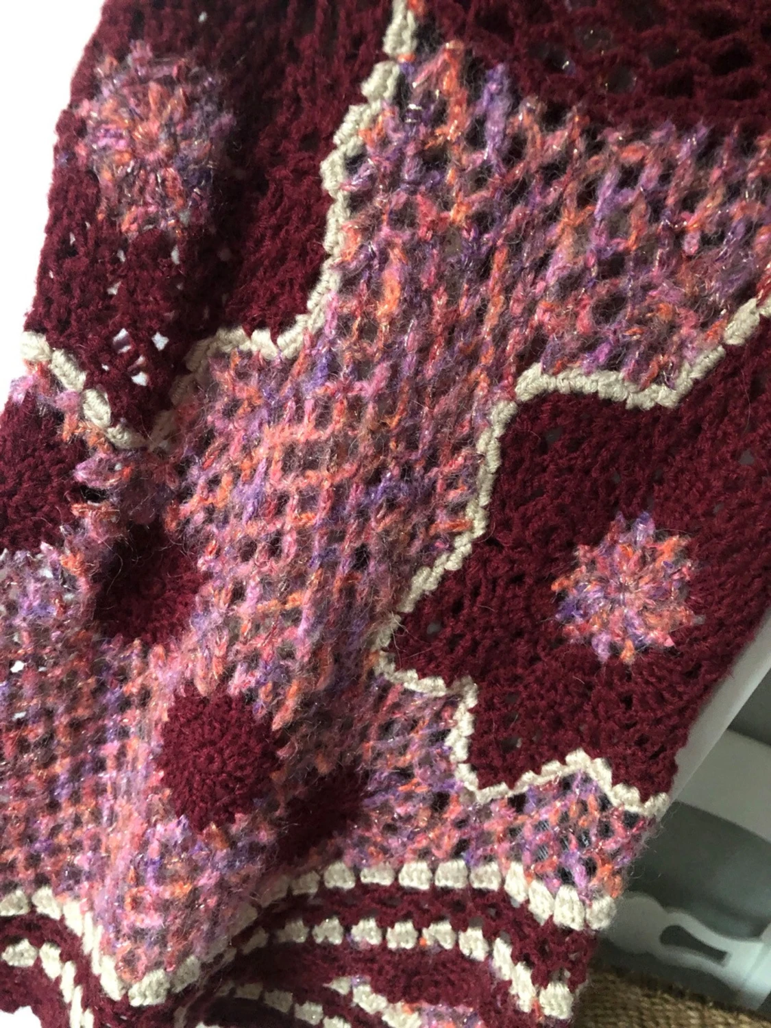 Bohemisk virkad klänning - 1