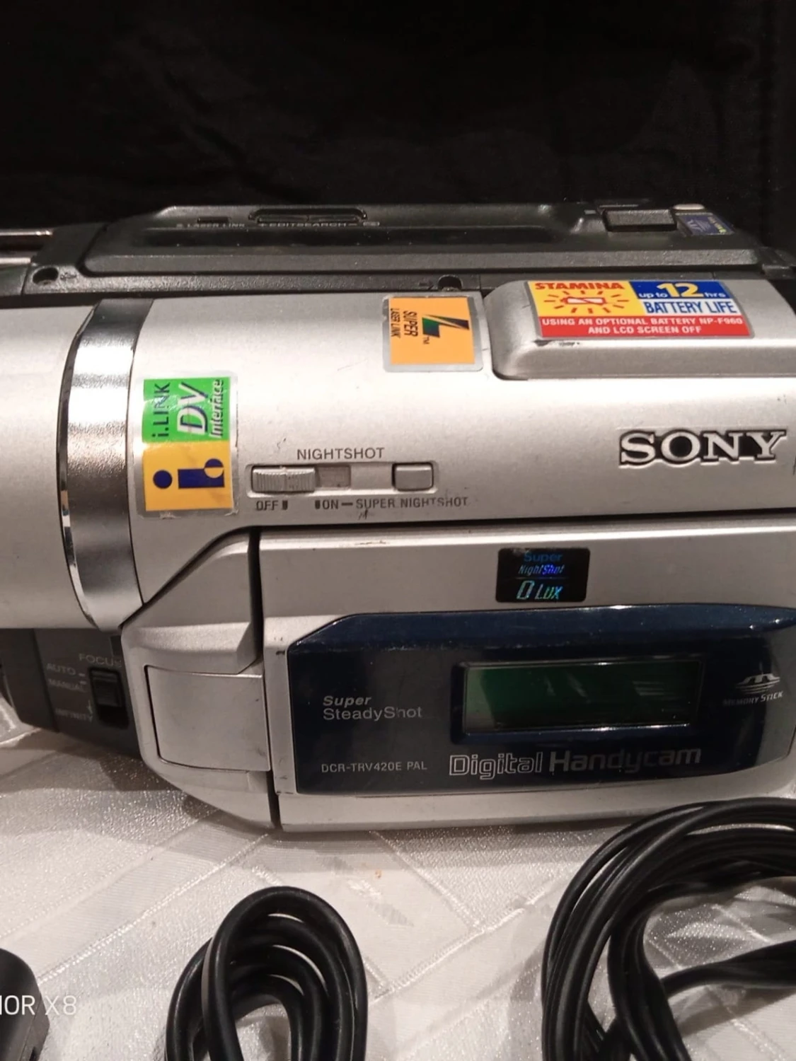 Sony DCR-TRV230E Digital8 för HI8-BAND OCH VIDEO8 videokamera - 3