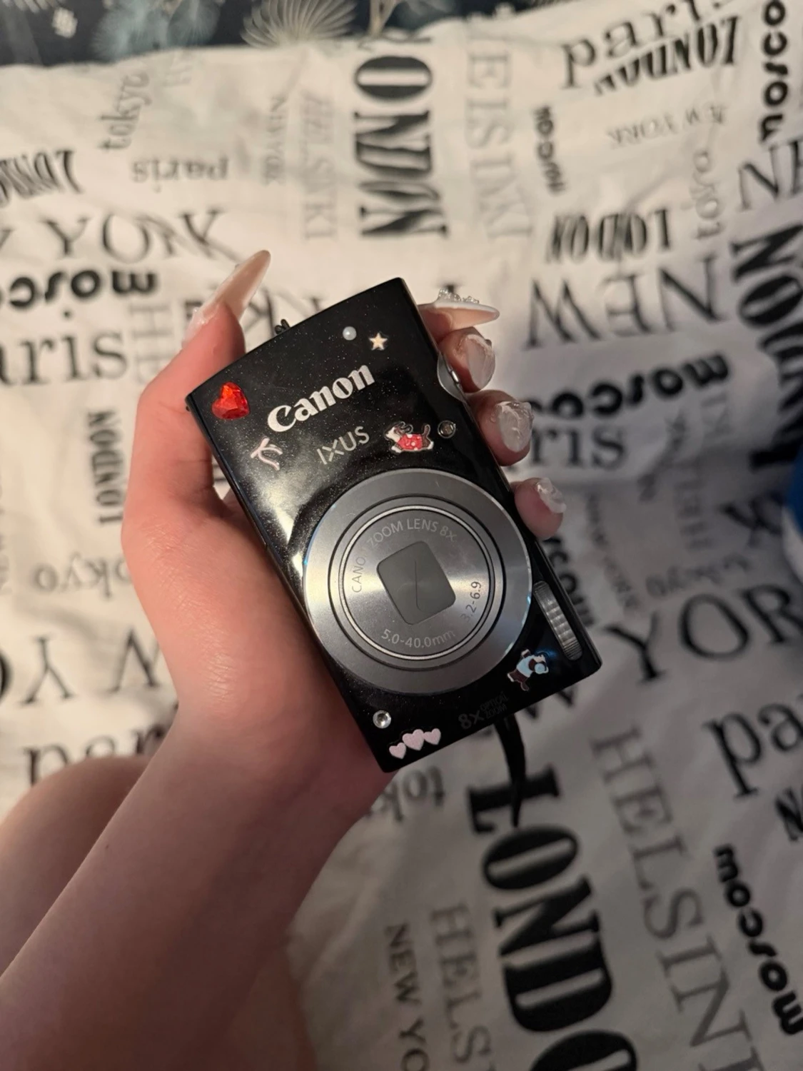 Canon IXUS svart digitalkamera