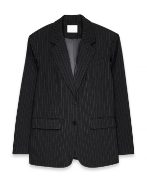 Svart randig oversized kavaj - Helt ny kavaj (med tags) från NA-KD, storlek 38. 