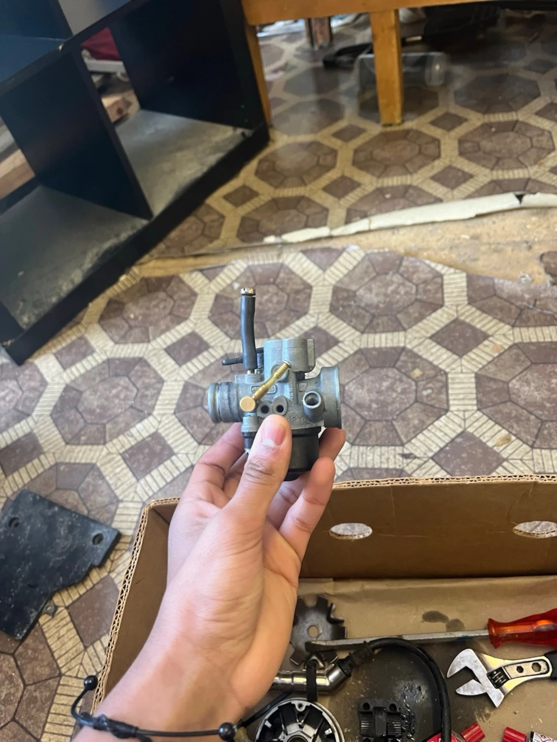 Svart reedventil till moped - 4