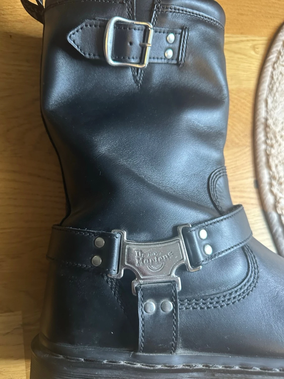 Svarta läderboots från Dr. Martens - 3