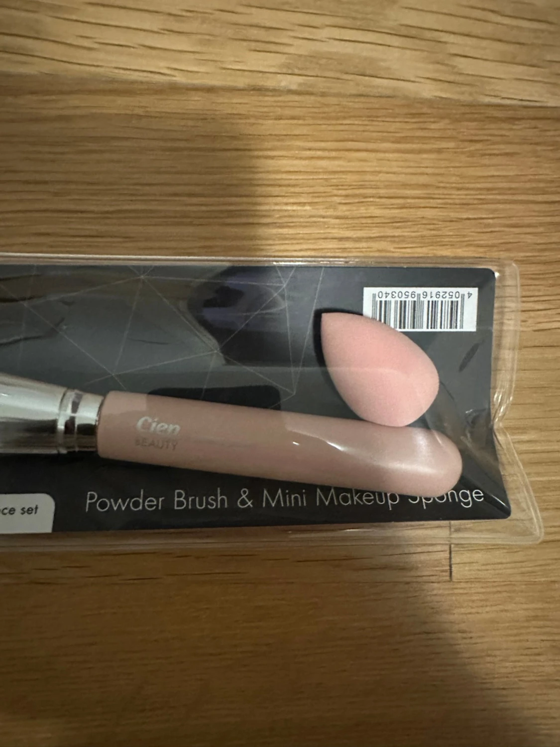 Cien puderborste & makeupsvamp set - 2