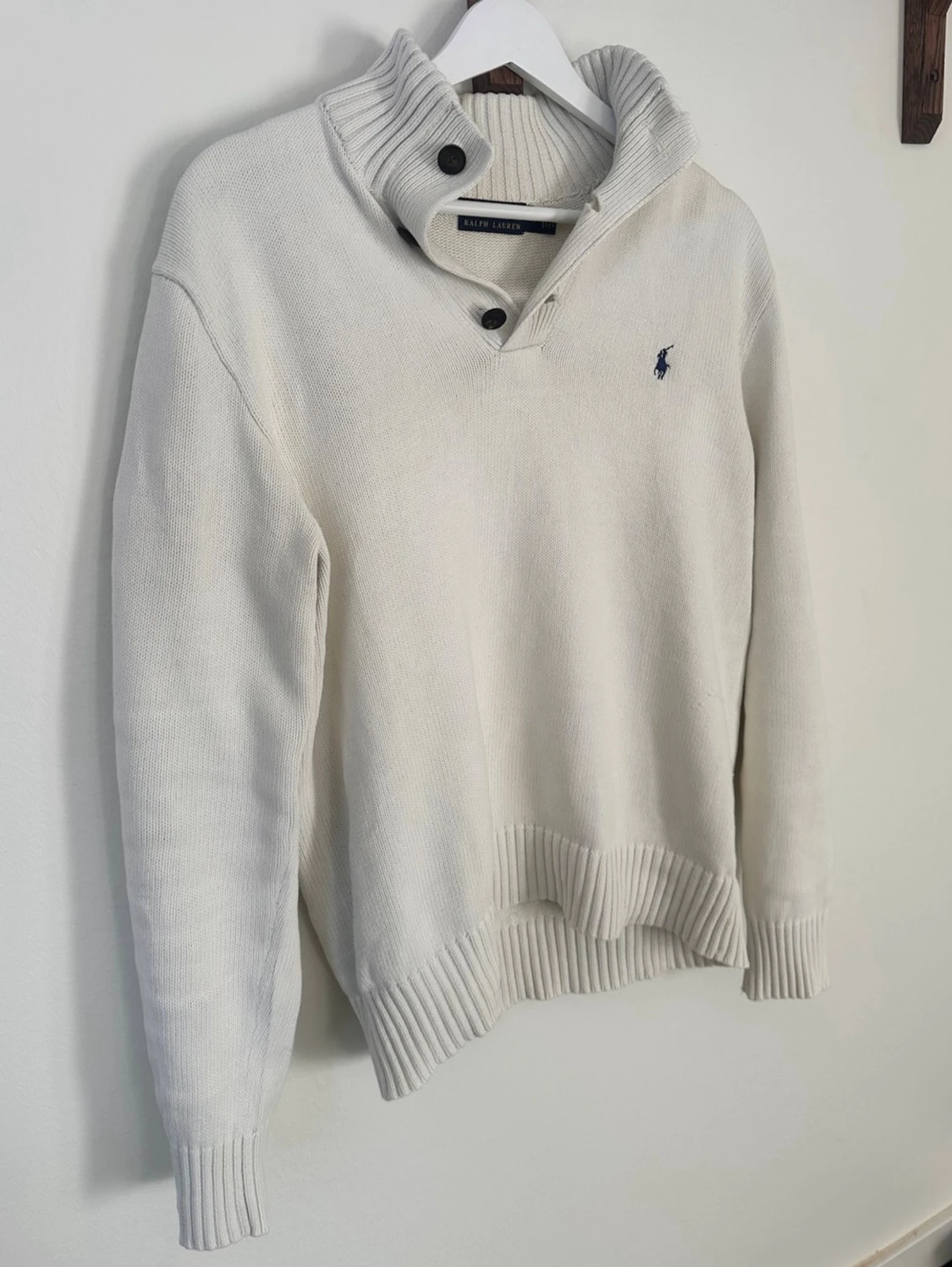 Beige stickad tröja Ralph Lauren - 1