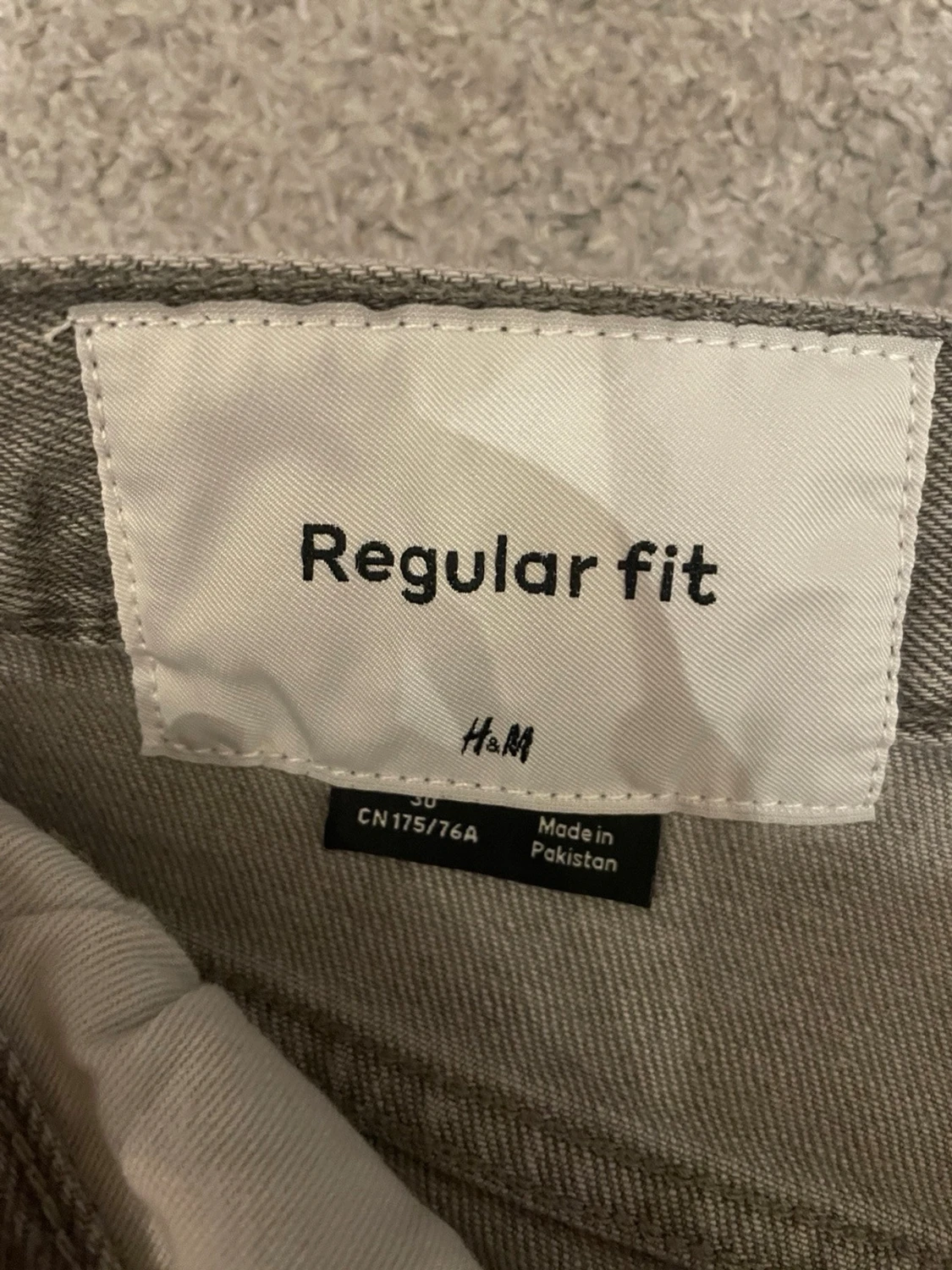 Grå jeansshorts - 2