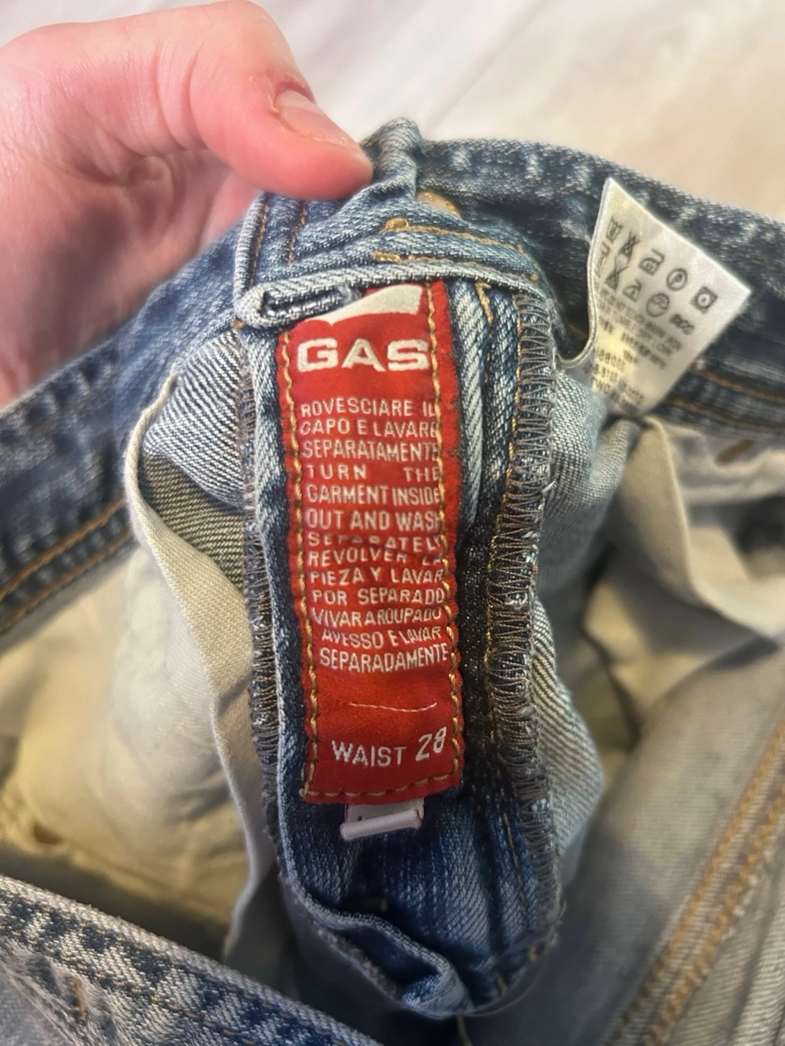 Blå jeansshorts från GAS - 2